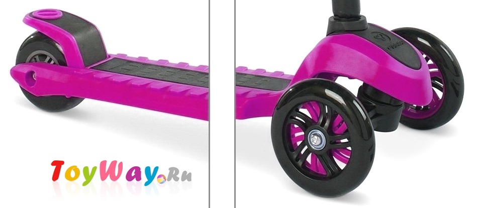 Самокат 3-х колесный Yglider Maxi XL Pink open box  